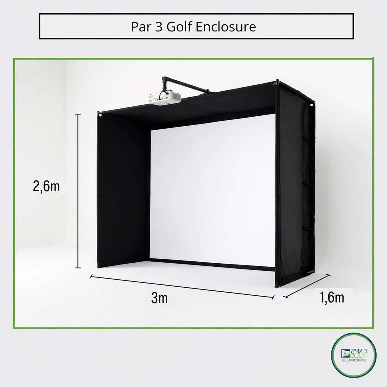 SkyTrak 24/7 Golf Simulator Enclosure