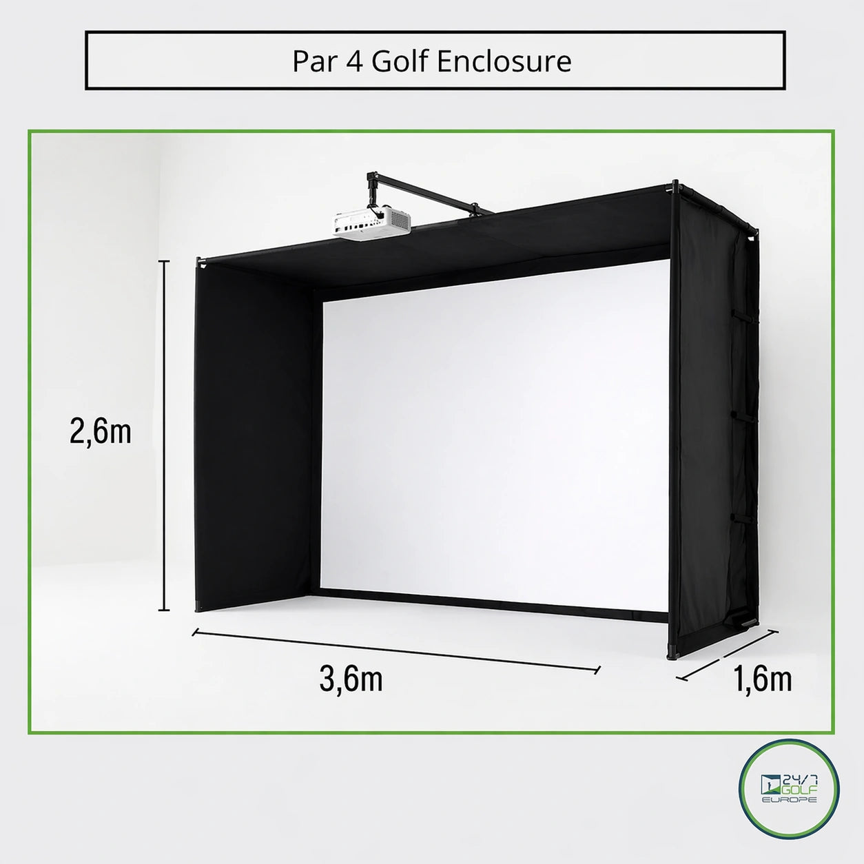SkyTrak 24/7 Golf Simulator Enclosure