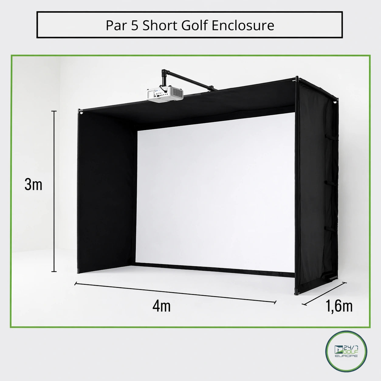 SkyTrak 24/7 Golf Simulator Enclosure