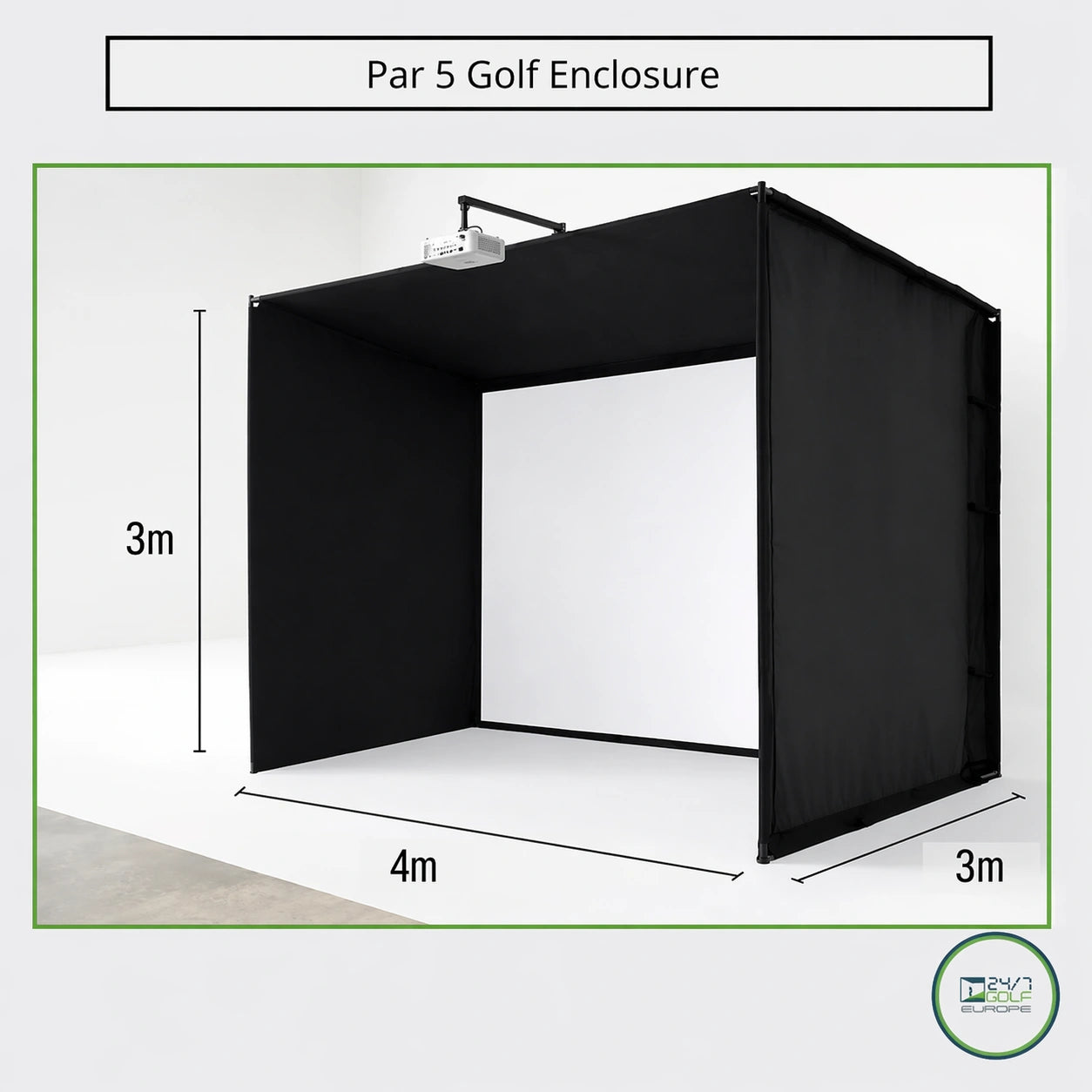 SkyTrak 24/7 Golf Simulator Enclosure
