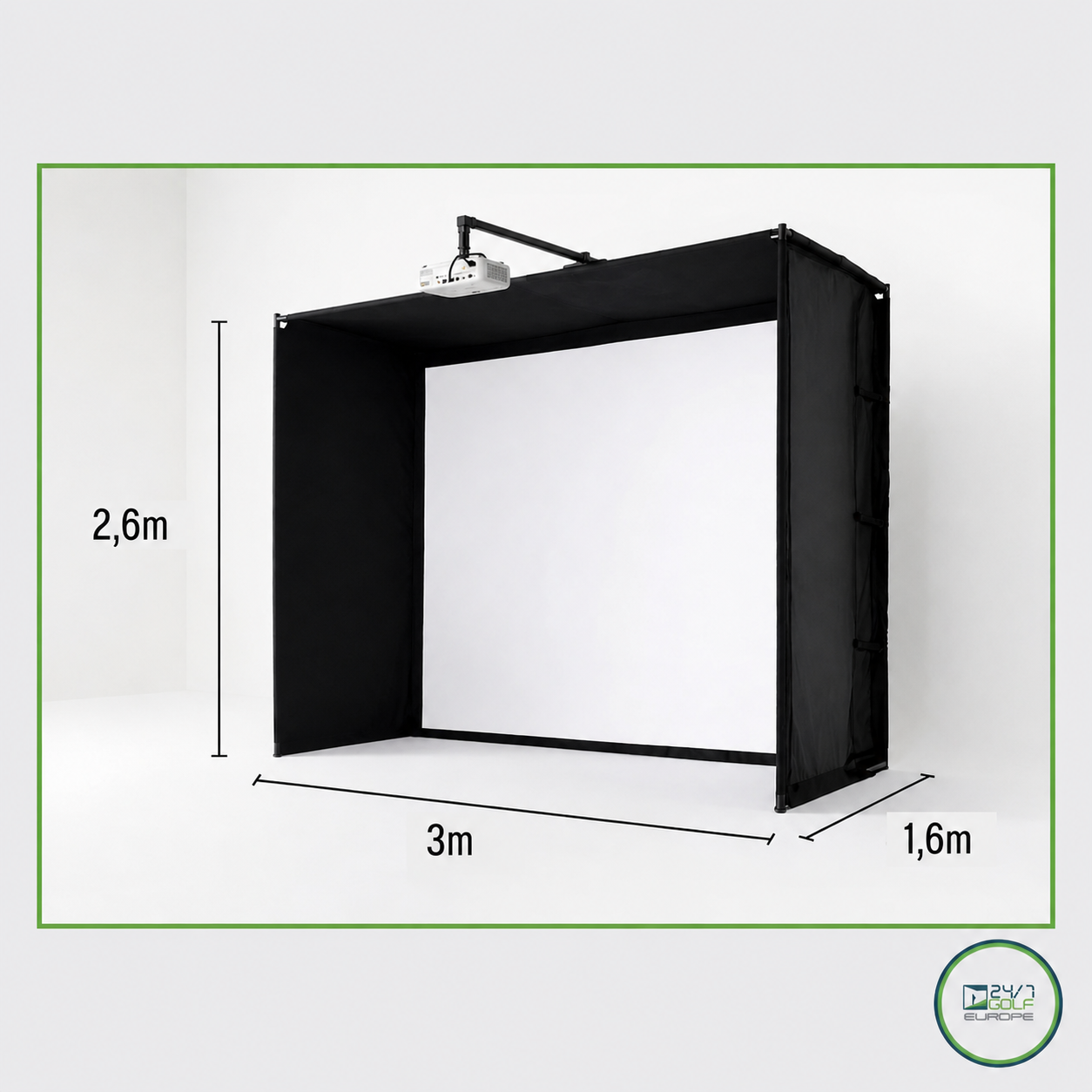 SkyTrak 24/7 Golf Simulator Enclosure