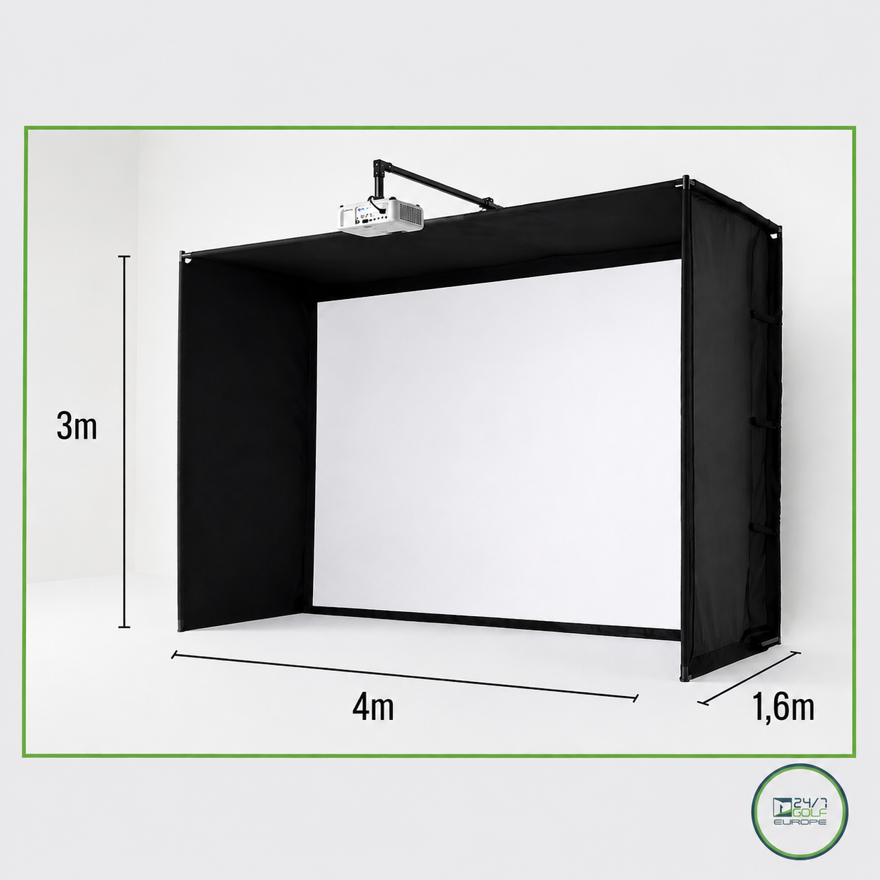 SkyTrak 24/7 Golf Simulator Enclosure