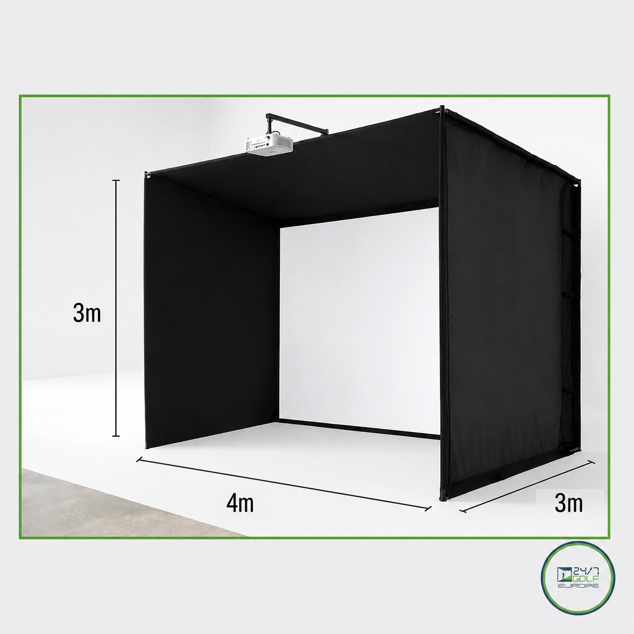 SkyTrak 24/7 Golf Simulator Enclosure