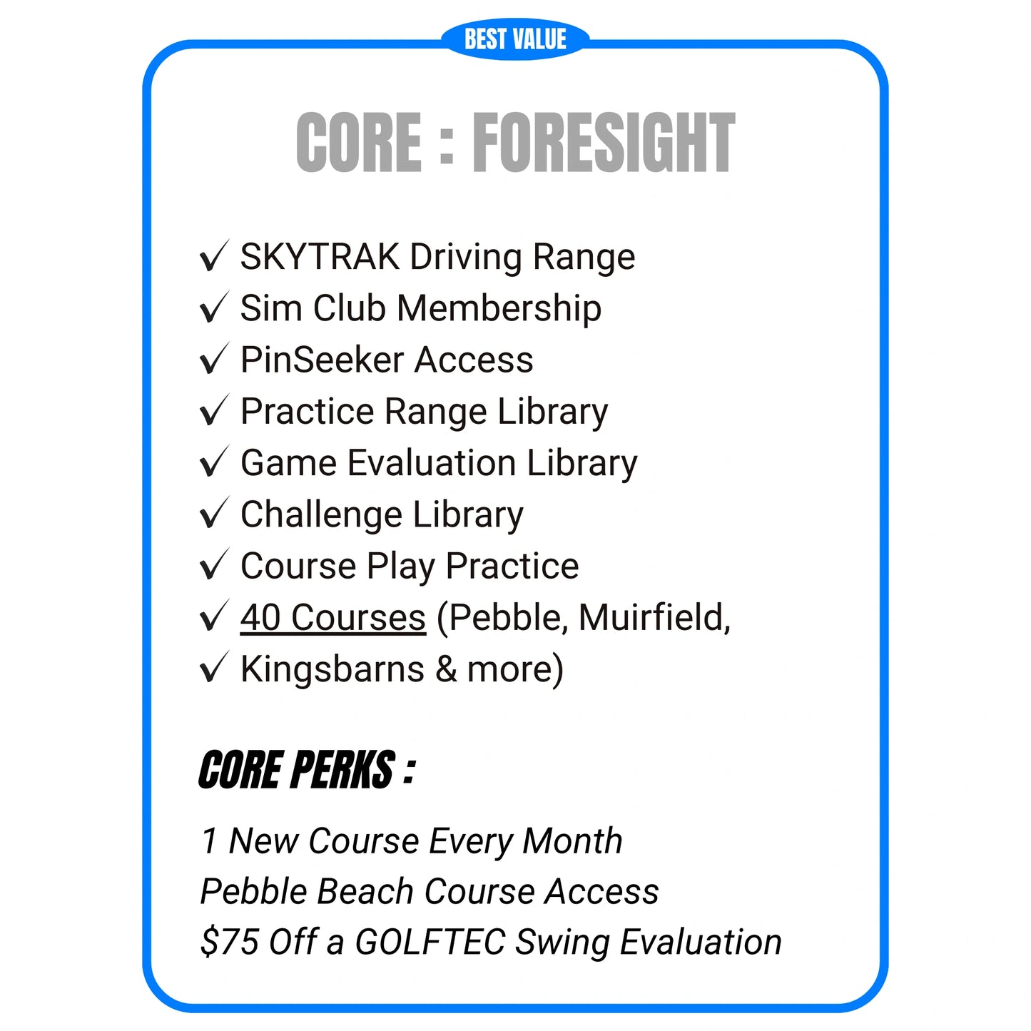 SkyTrak Membership