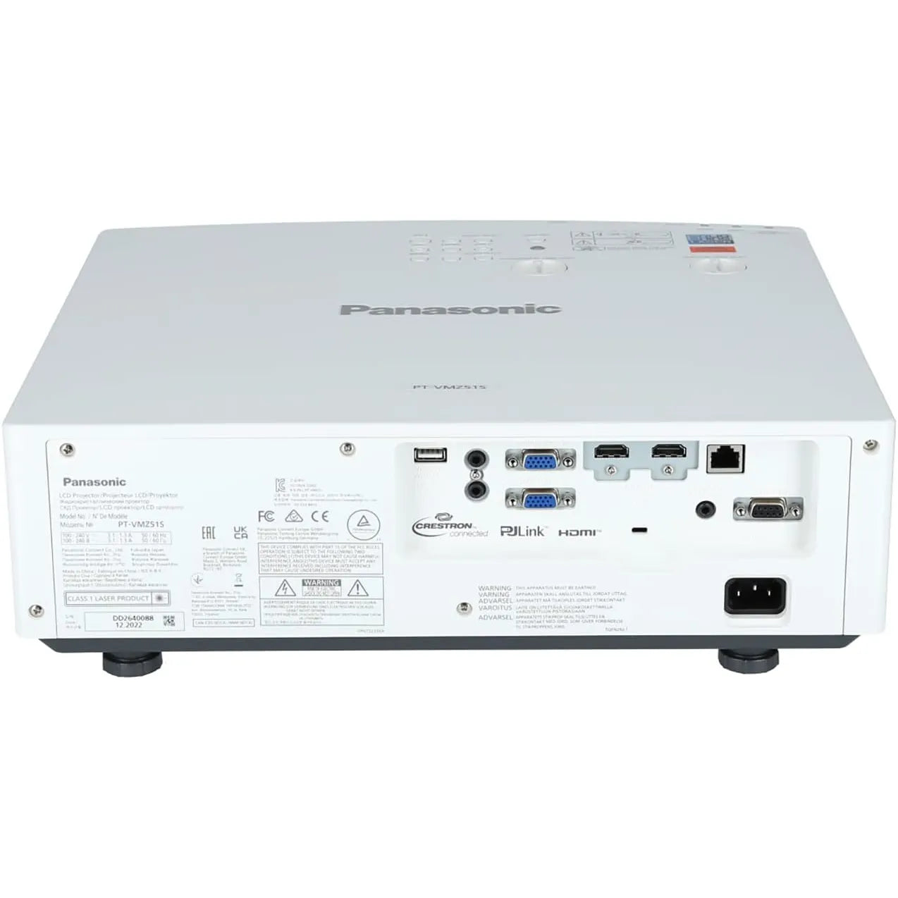 Panasonic PT-VMZ51S – 5,200 Lumens WUXGA Laser Projector for Golf Simulators